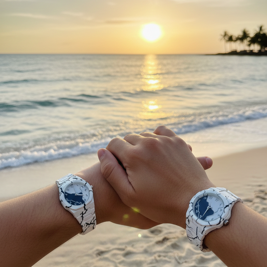 Tiger Aura Couple Watch Set by Click N Buy