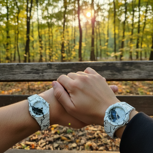 Tiger Aura Couple Watch Set by Click N Buy