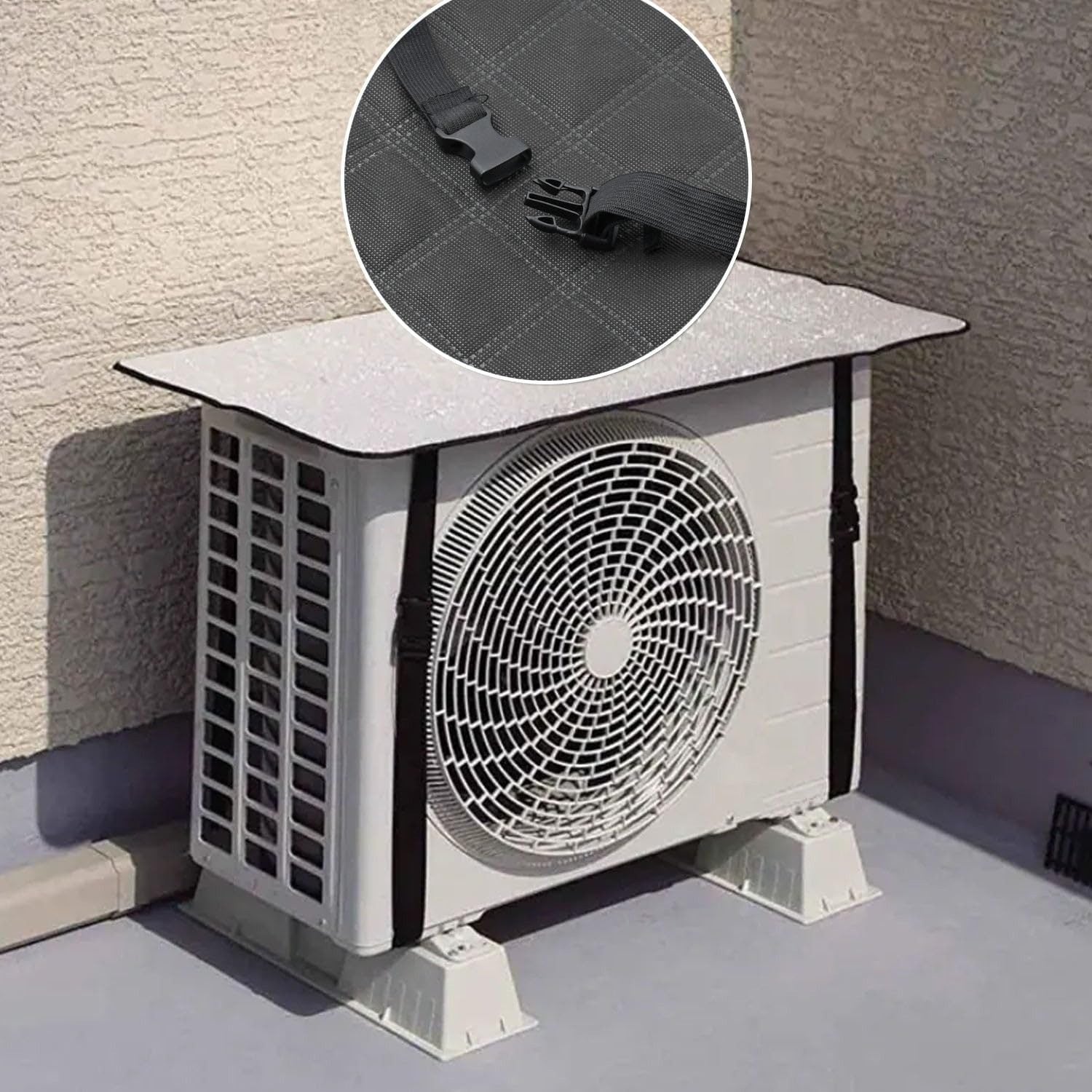 Premium Split AC Outdoor Unit Heat Insulation Sheet by Testing Store