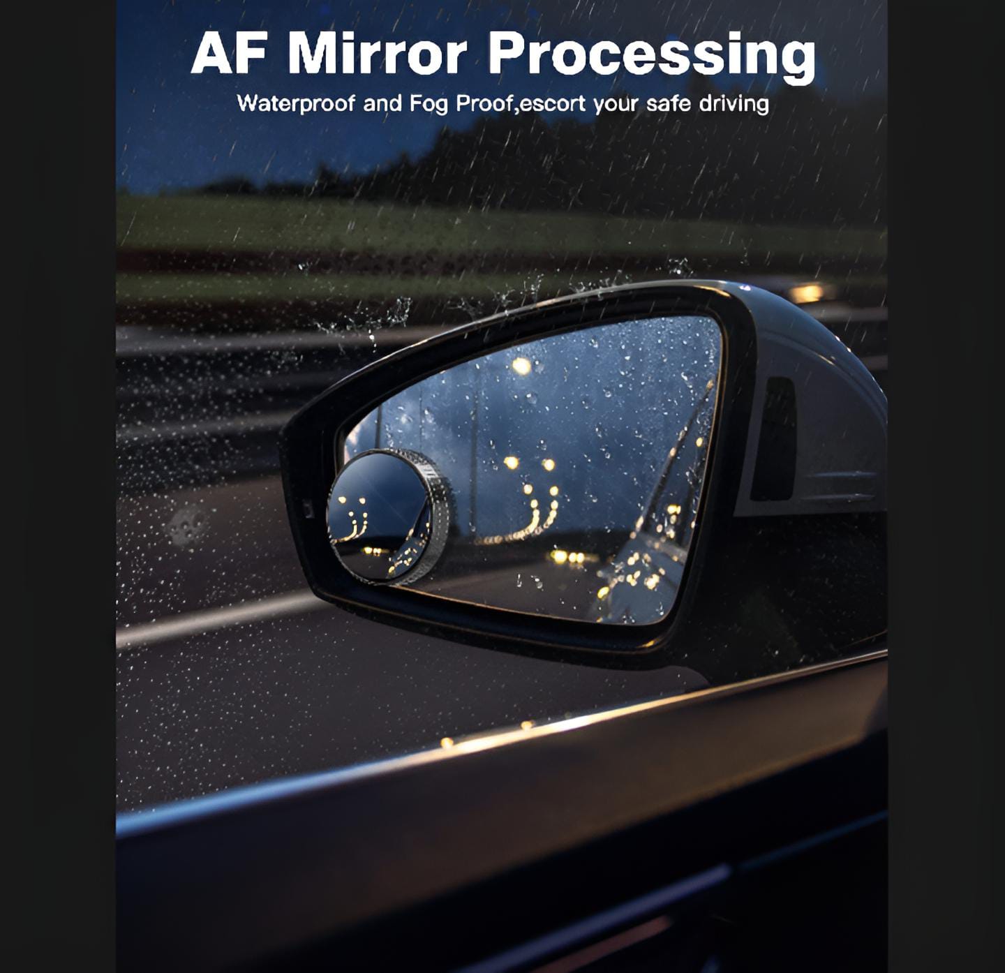Blindspot Rearview Convex Mirror – 2pcs Wide-Angle Anti-Glare Side Mirror for Cars & Vehicles by Shoppia
