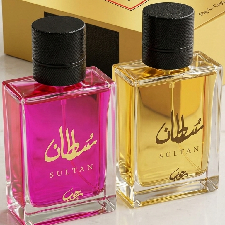 Sultan Premium Long Lasting Perfume 50g ~ Pink by Glowmart.store