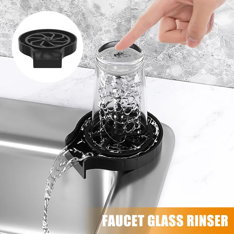 High Pressure Faucet Glass Rinser Automatic Cup Washer Bar Kitchen by glowmart.store