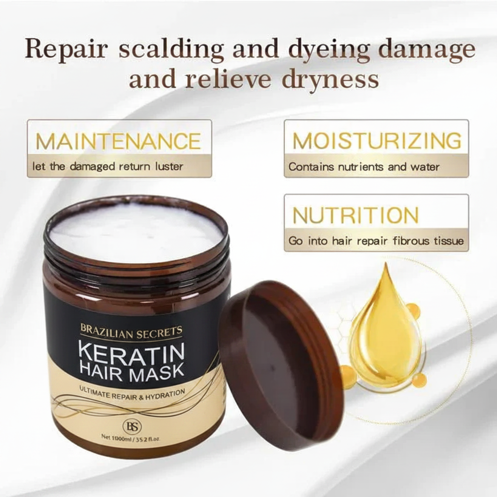 Keratin Nourishing Hair Treatment Mask by Click N Buy