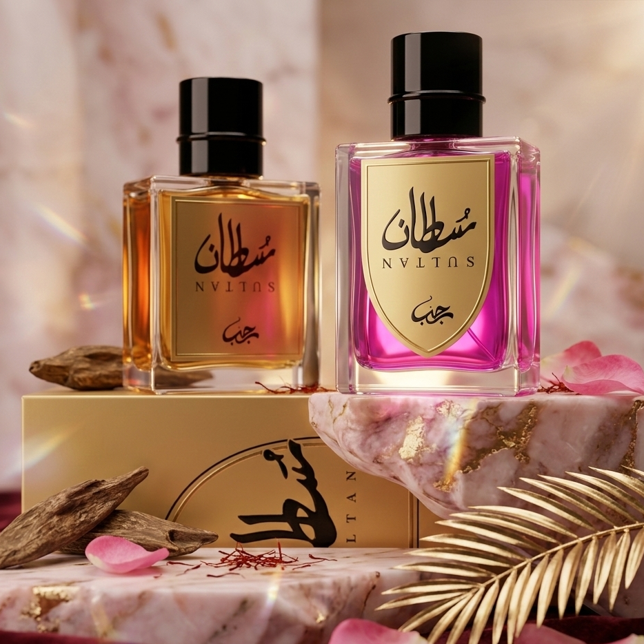 Sultan Premium Long Lasting Perfume 50g ~ Pink by Glowmart.store