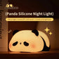 Cute Panda Silicone Night Light – Soft Touch LED Lamp for Kids Bedroom by glowmart.store